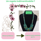 Collana vintage verde
