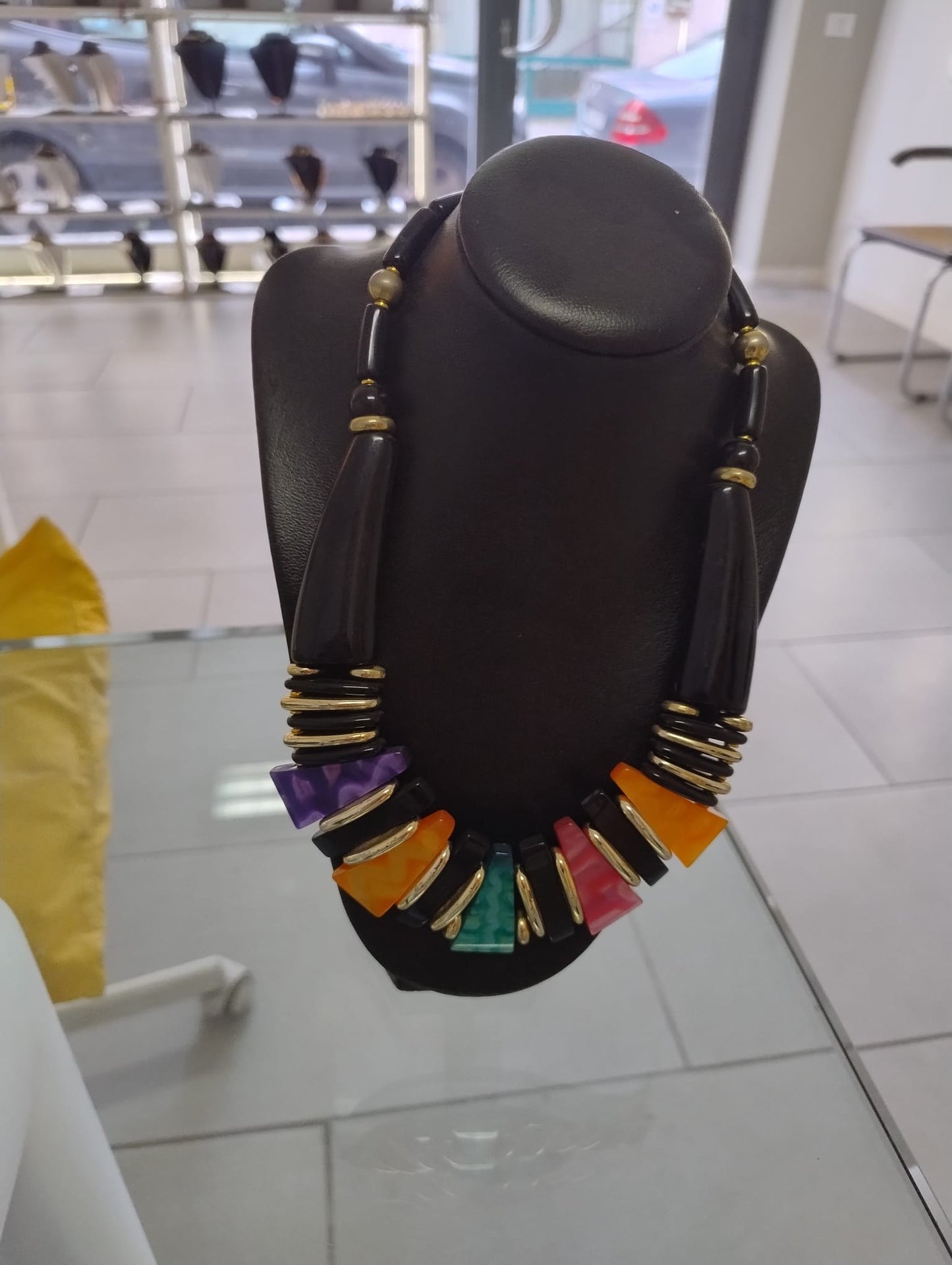 collana vintage pietre dure