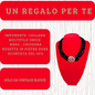 girocollo onice 4 fili chiusura rosetta pietre