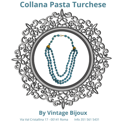 Collana Pasta Turchese