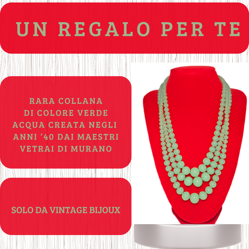 collana murano anni 40