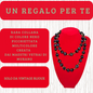 murano picchiettata nera