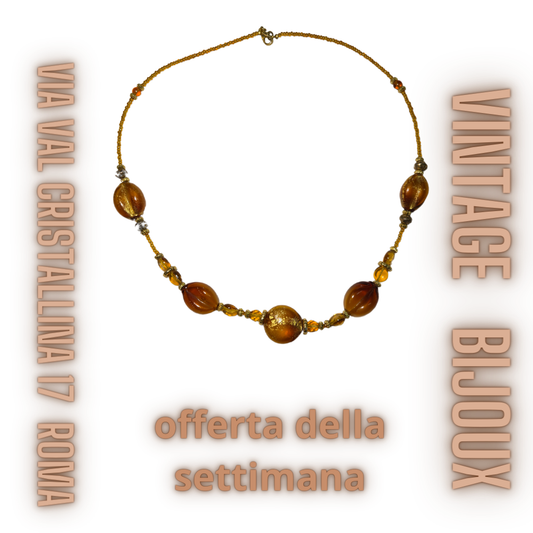 a 0014 collana vintage n. 15